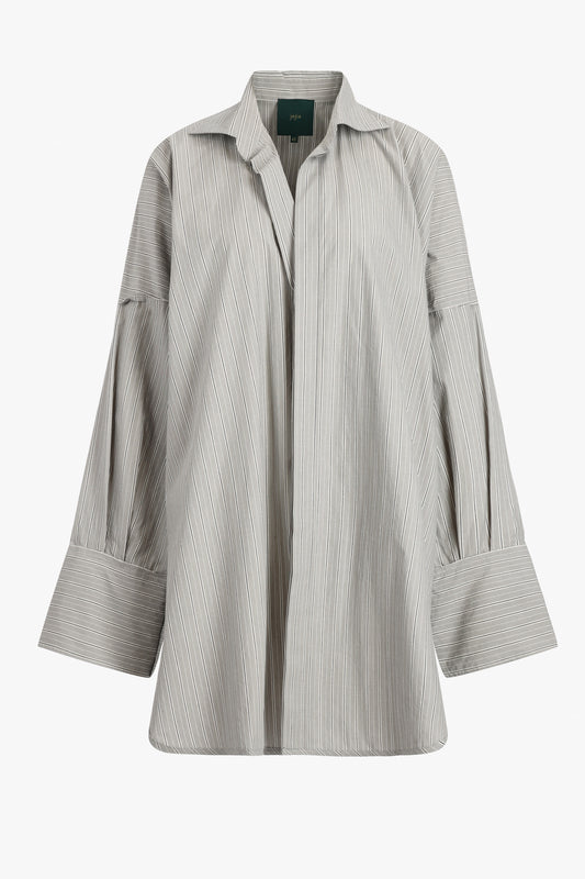Blusa Orlando con rayas grises de Maison Jejia - Anita Hass