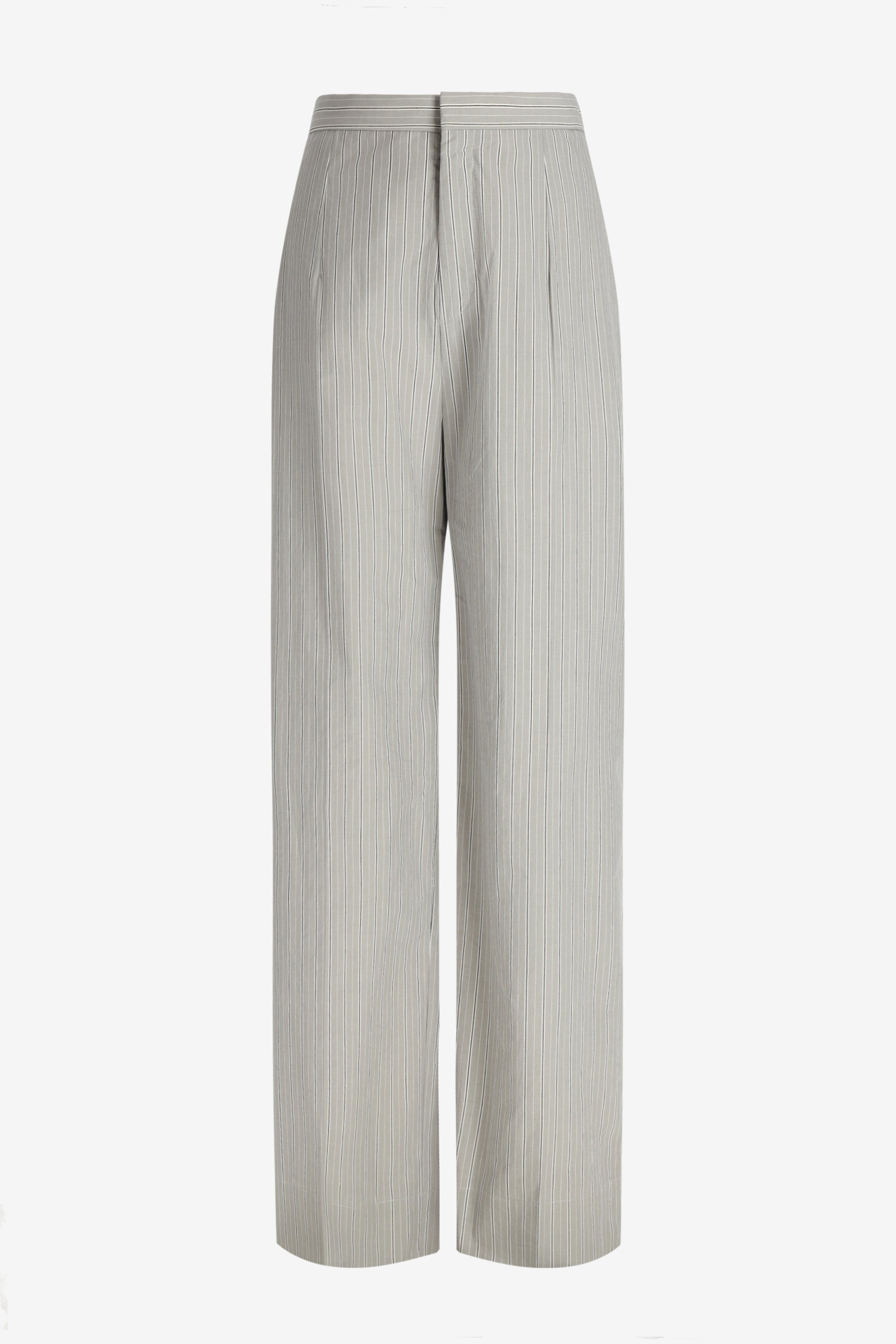 Pantalones Moss con rayas grises de Maison Jejia - Anita Hass