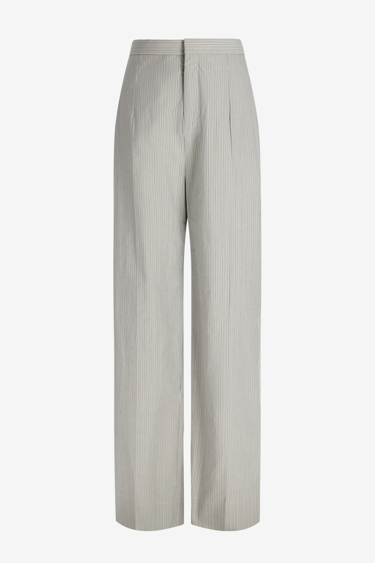 Hose Moss in Grey Stripes Maison Jejia