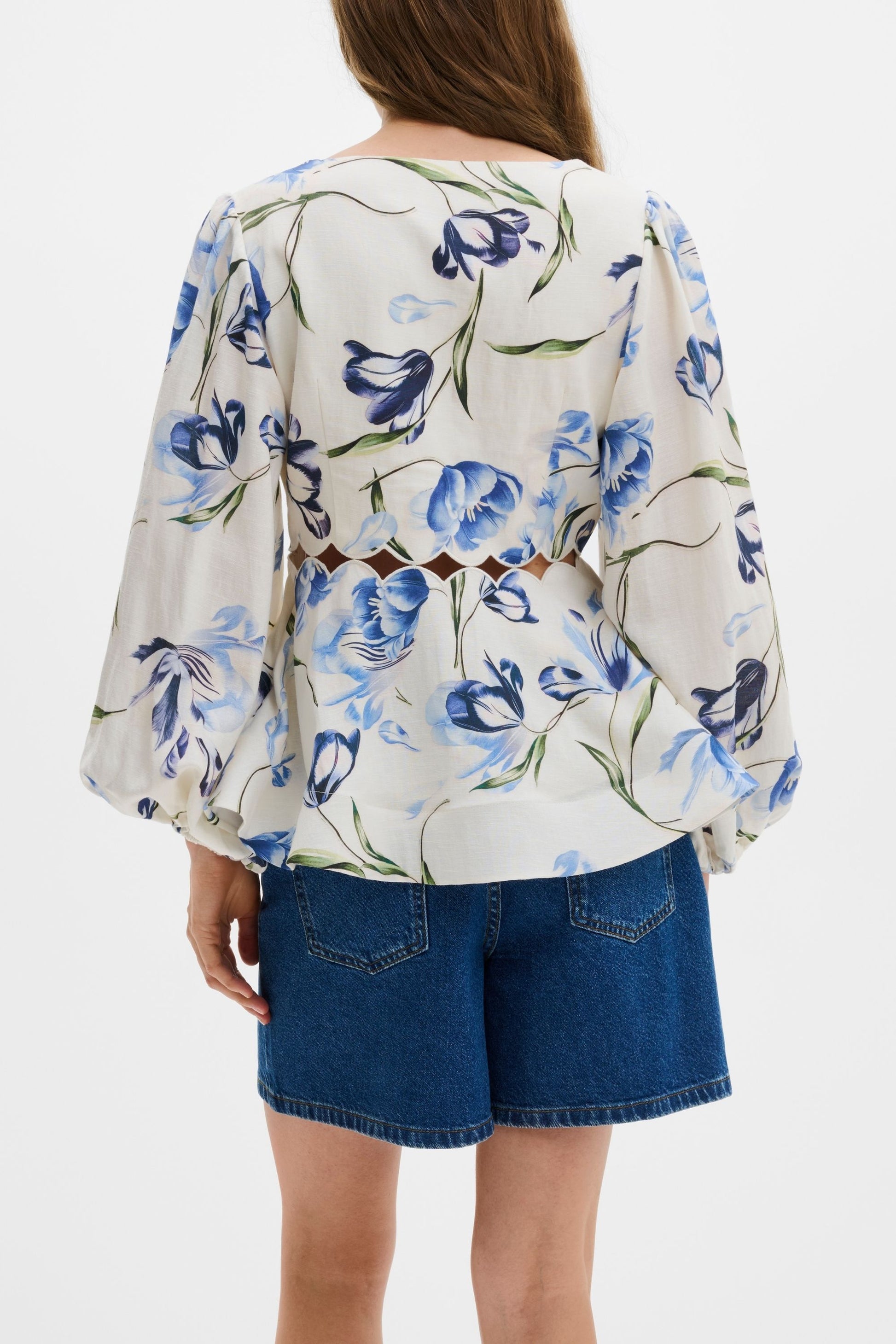 Maya Blouse in Tulip BlueMalina - Anita Hass
