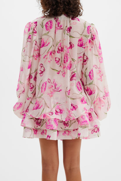 Minoa Blouse in Tulip Pink by Malina - Anita Hass