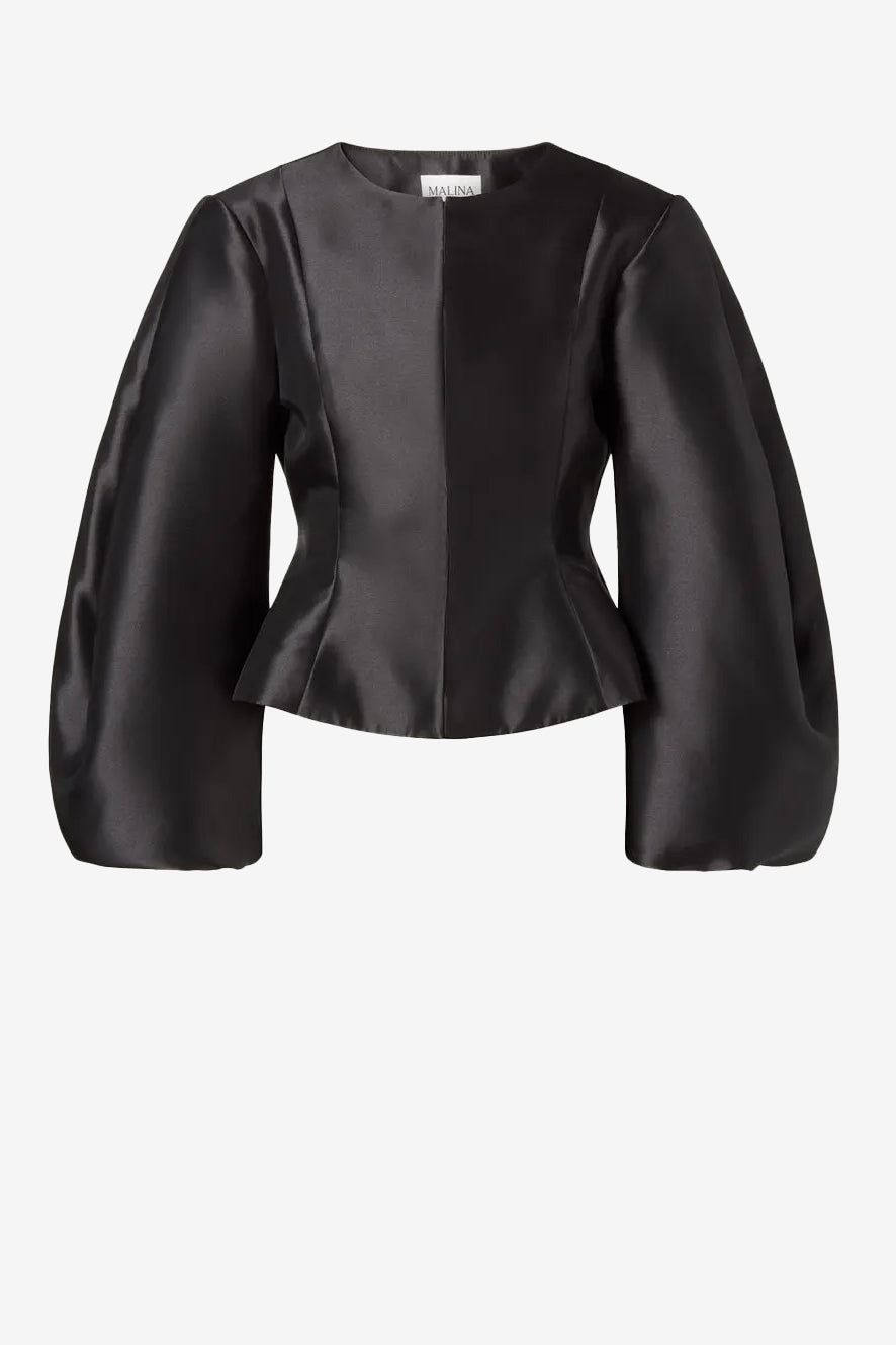 Bluse Vendela in Schwarz Malina