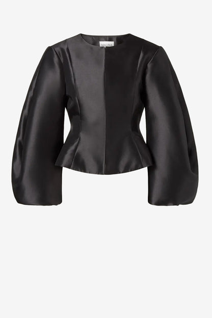 Bluse Vendela in Schwarz Malina