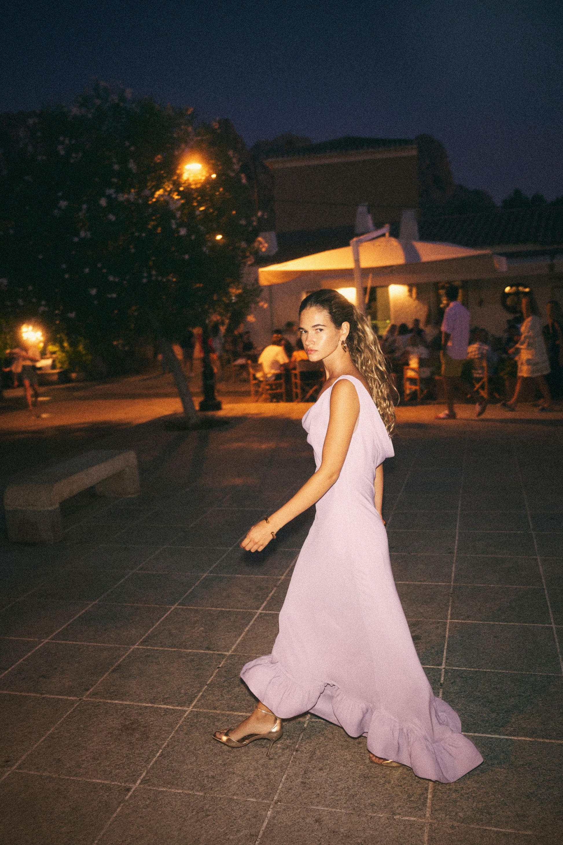 Kleid Alia in Lavender Malina