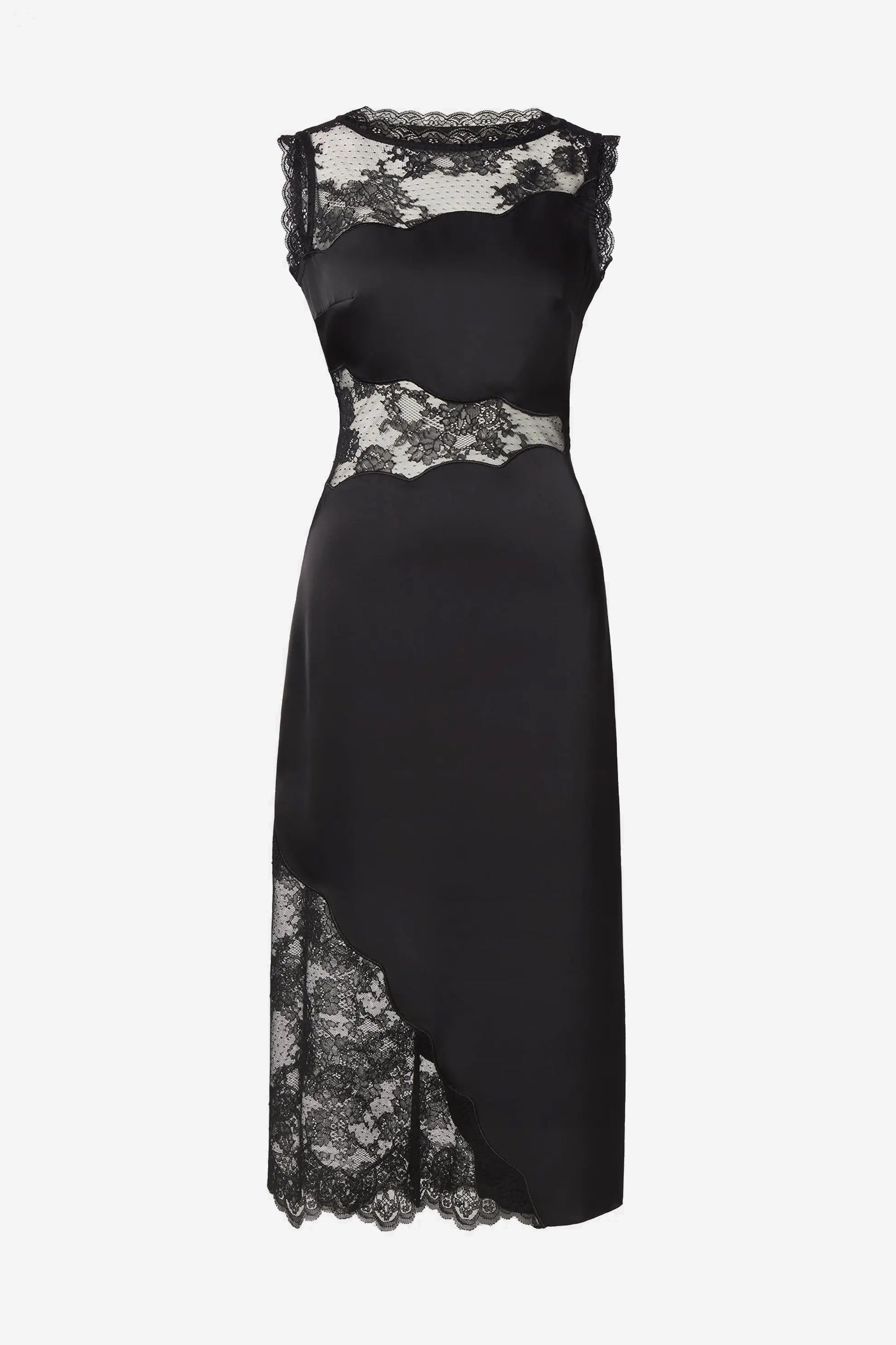 Kleid Desire Lace in Schwarz Malina