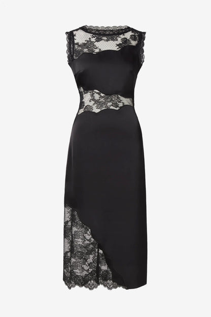 Kleid Desire Lace in Schwarz Malina