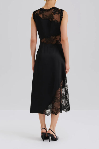 Kleid Desire Lace in Schwarz Malina