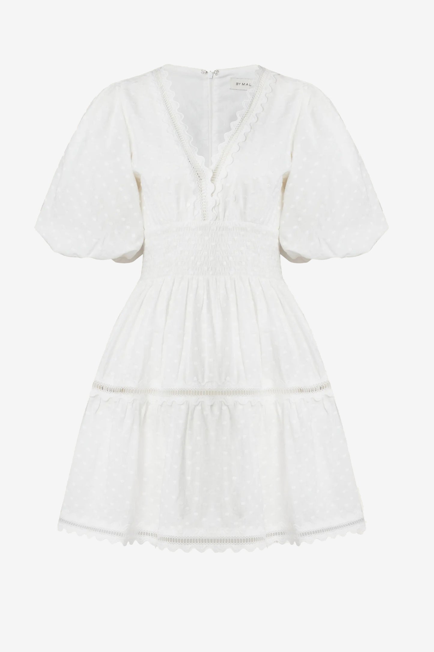 Kleid Elvira in Weiß Malina