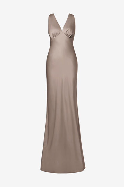 Kleid Thelma in Graphite Malina