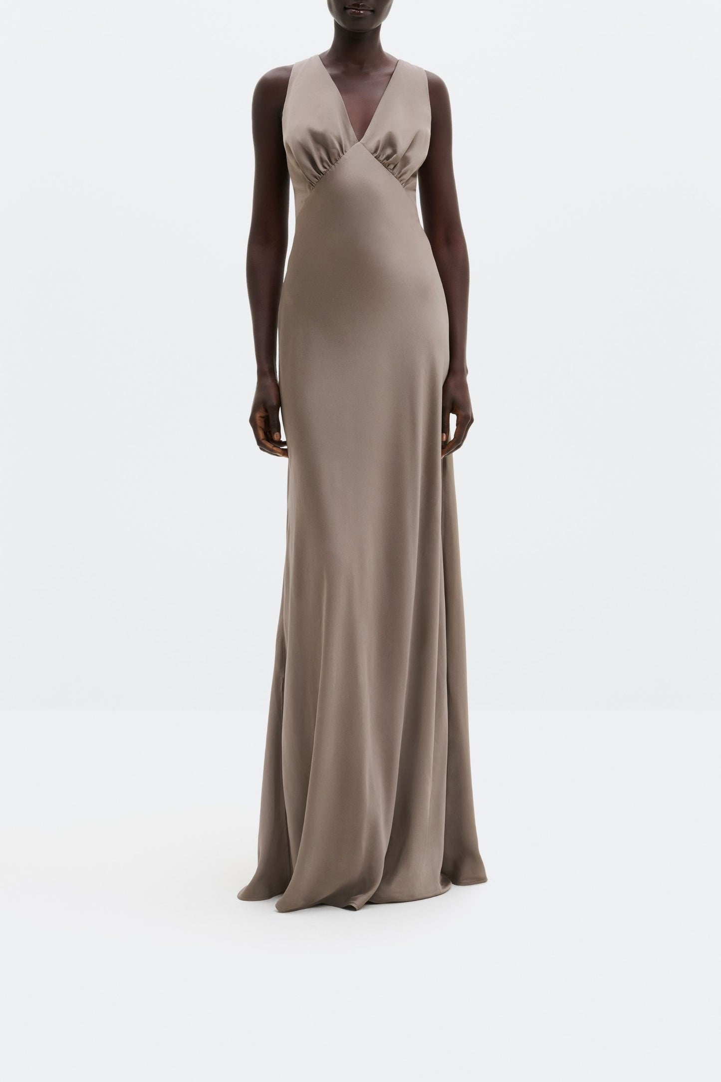 Kleid Thelma in Graphite Malina