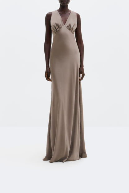 Kleid Thelma in Graphite Malina