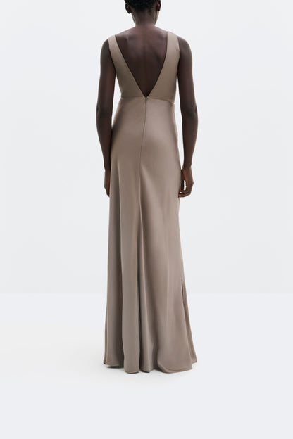 Kleid Thelma in Graphite Malina
