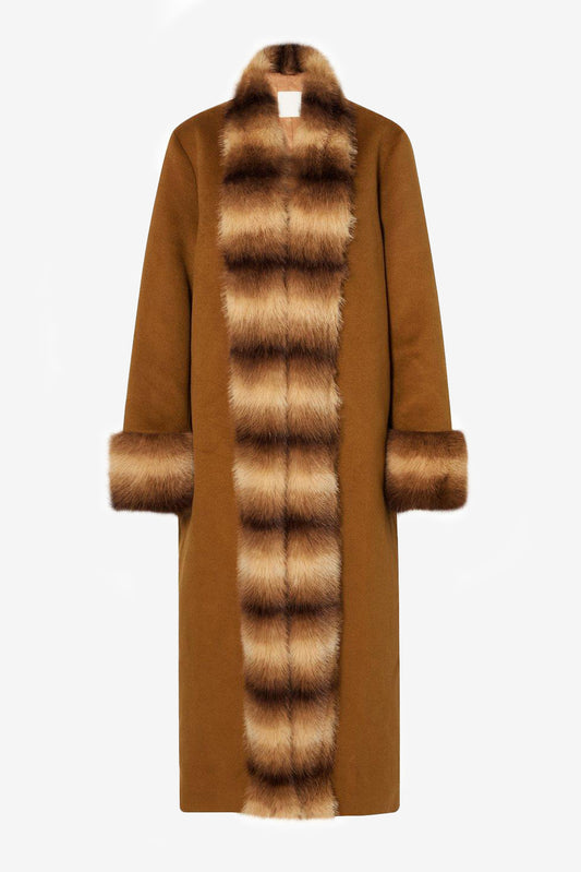 Mantel Anouk Yve in Camel Malina