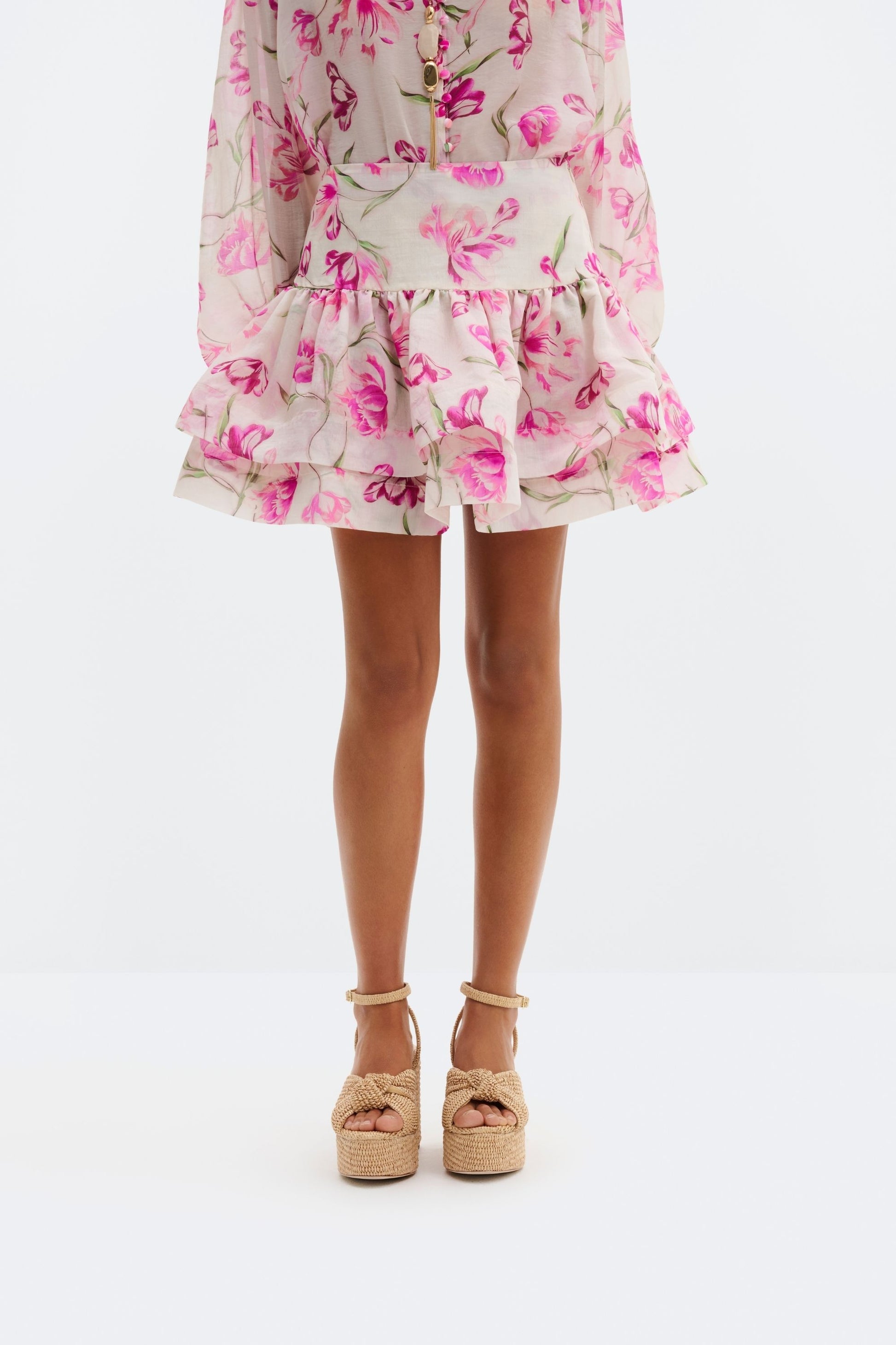 Fantine Skirt in Tulip Pink by Malina - Anita Hass