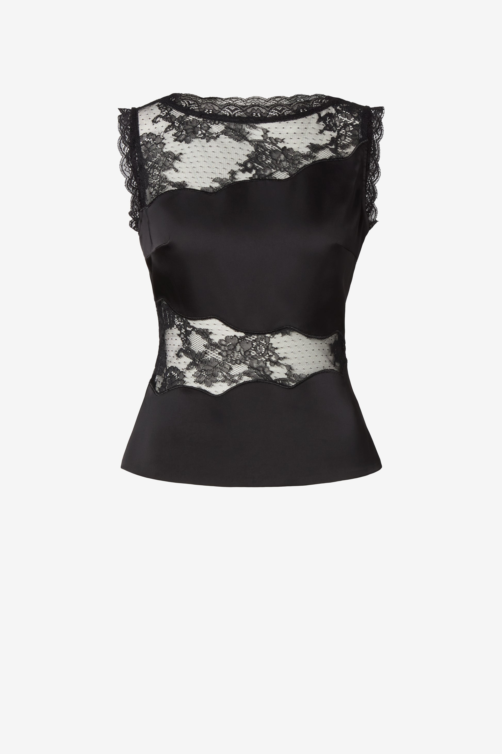 Top Desire Lace in Black Malina - Anita Hass
