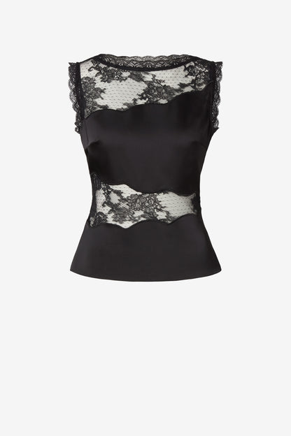 Top Desire Lace in Black Malina - Anita Hass