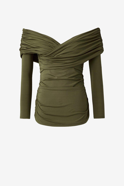 Top Siri in Olive Malina
