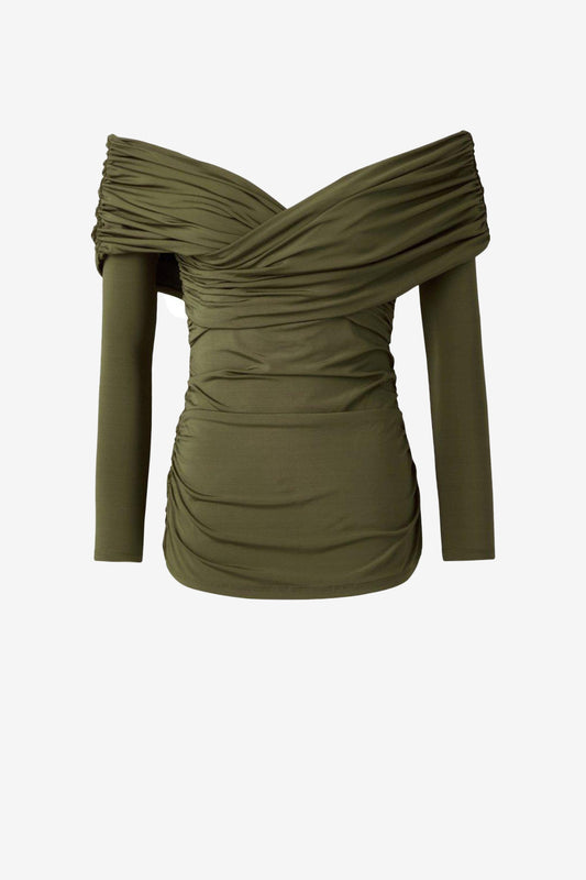 Top Siri in Olive Malina