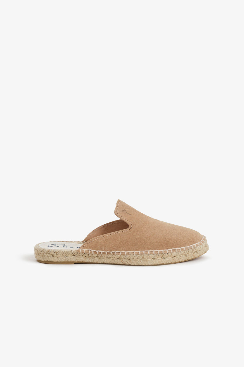Chunky Mules in Vintage Taupe by Manebi - Anita Hass