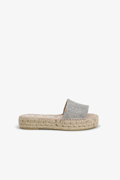 Double Sole Sandals in SilverManebi - Anita Hass