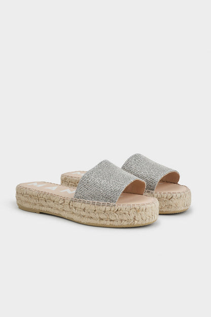 Double Sole Sandals in SilverManebi - Anita Hass