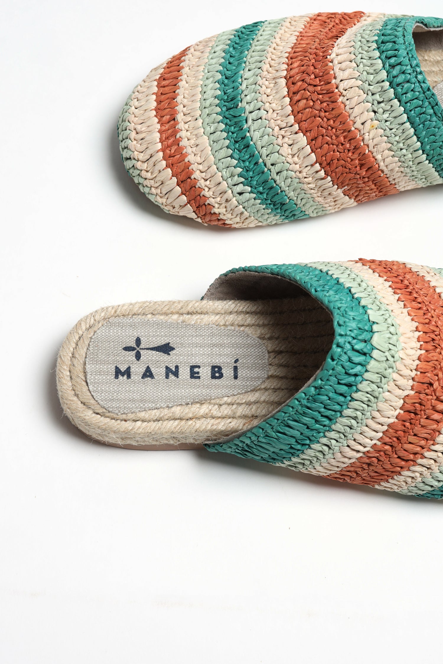 Slipper Yucatán in Pastel Mint Manebi