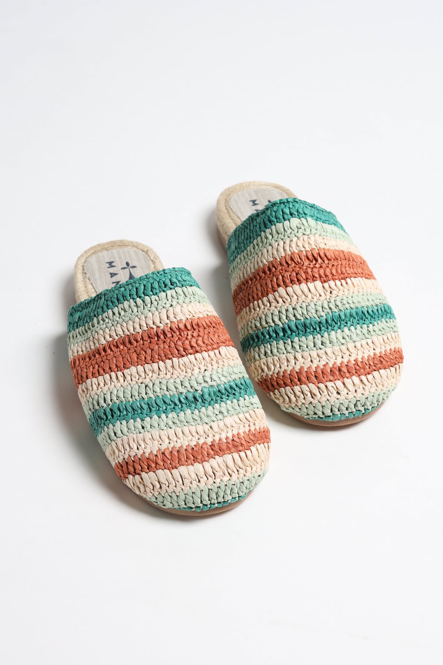 Slipper Yucatán in Pastel Mint Manebi