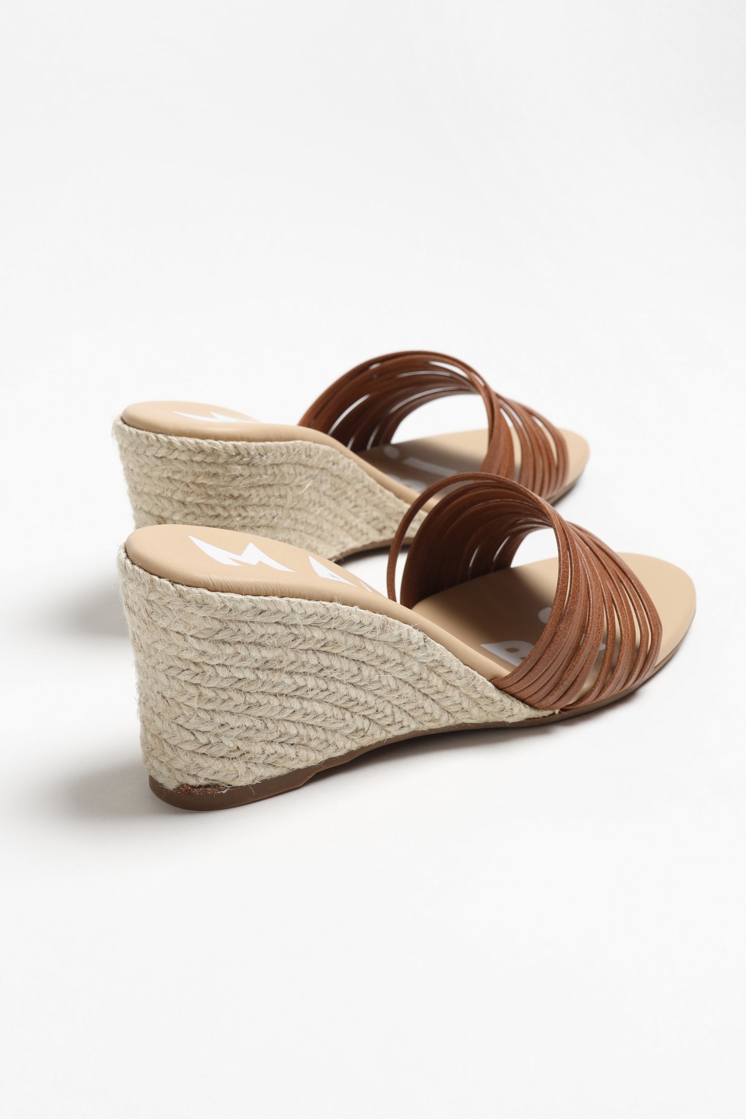 Multi-Strap Wedges in TanManebi - Anita Hass