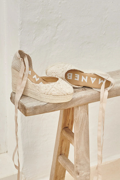 Wedges Yucatan in Natural Manebi