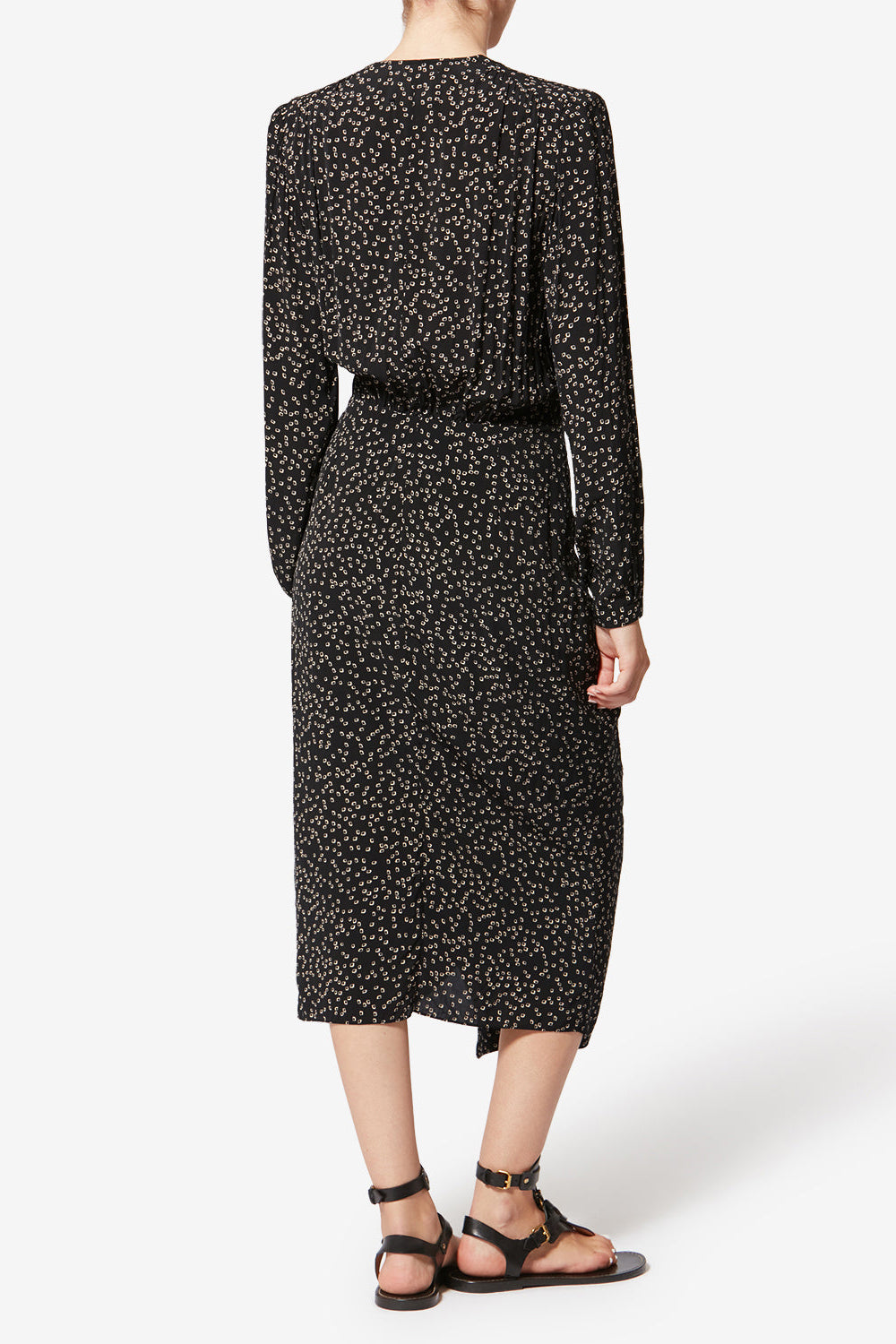 Kleid Daylia in Schwarz/Creme Marant Etoile