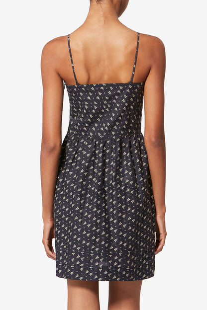 Dryma Dress in Black/Ecru by Marant Etoile - Anita Hass