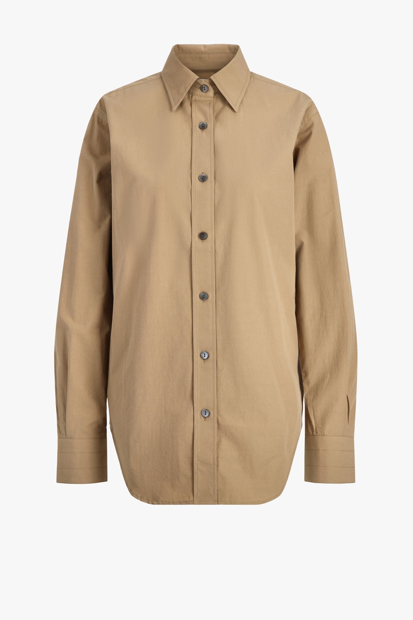 Slim Tunic Blouse in Walnut