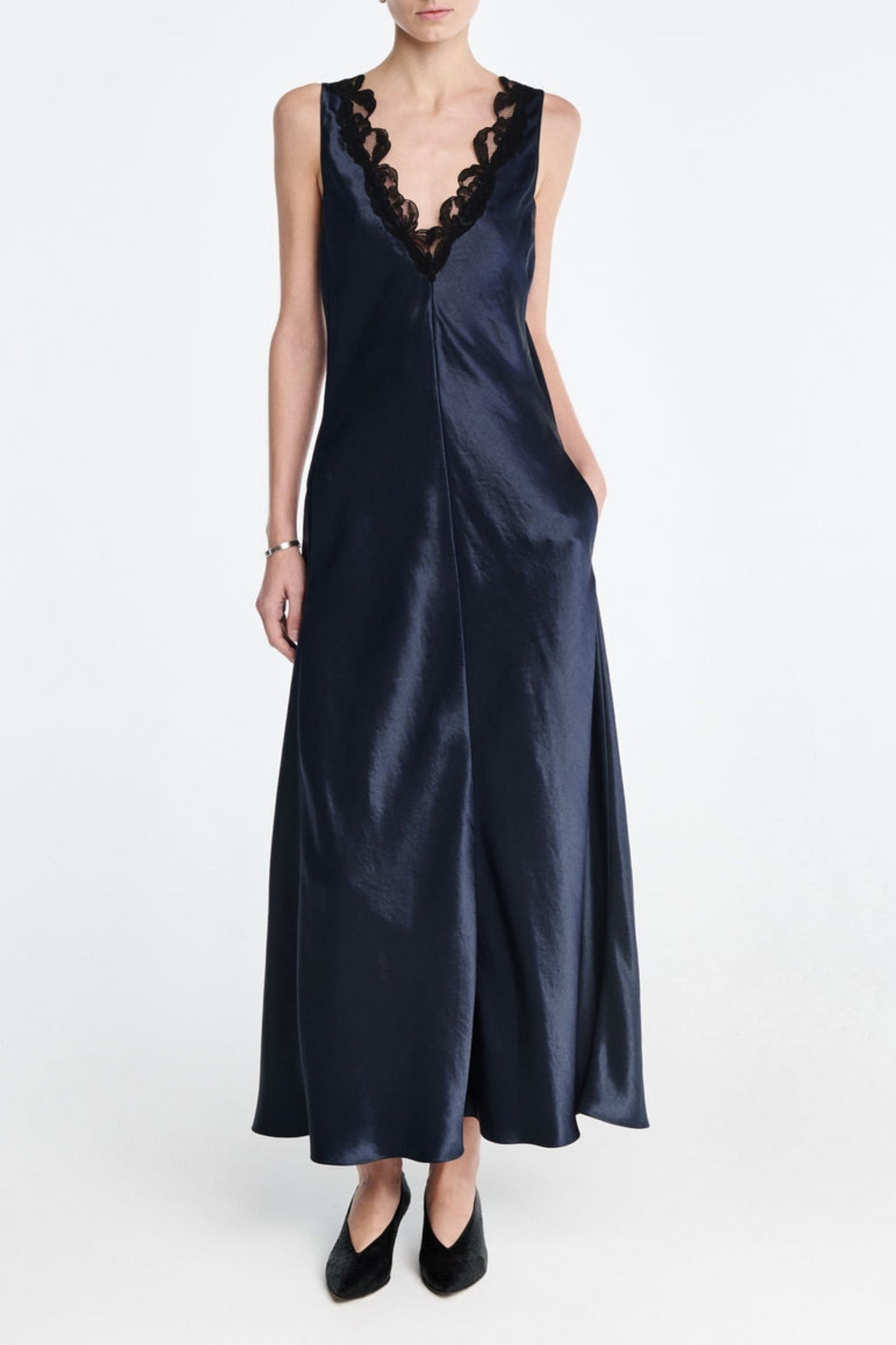 Kleid Maxi Lace in Navy Maria McManus