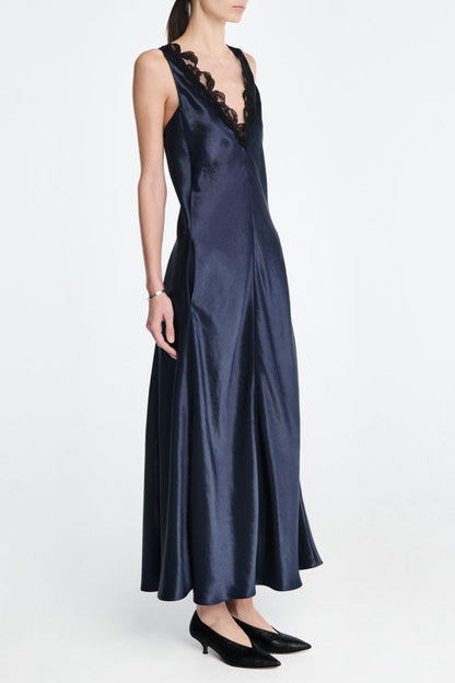 Kleid Maxi Lace in Navy Maria McManus