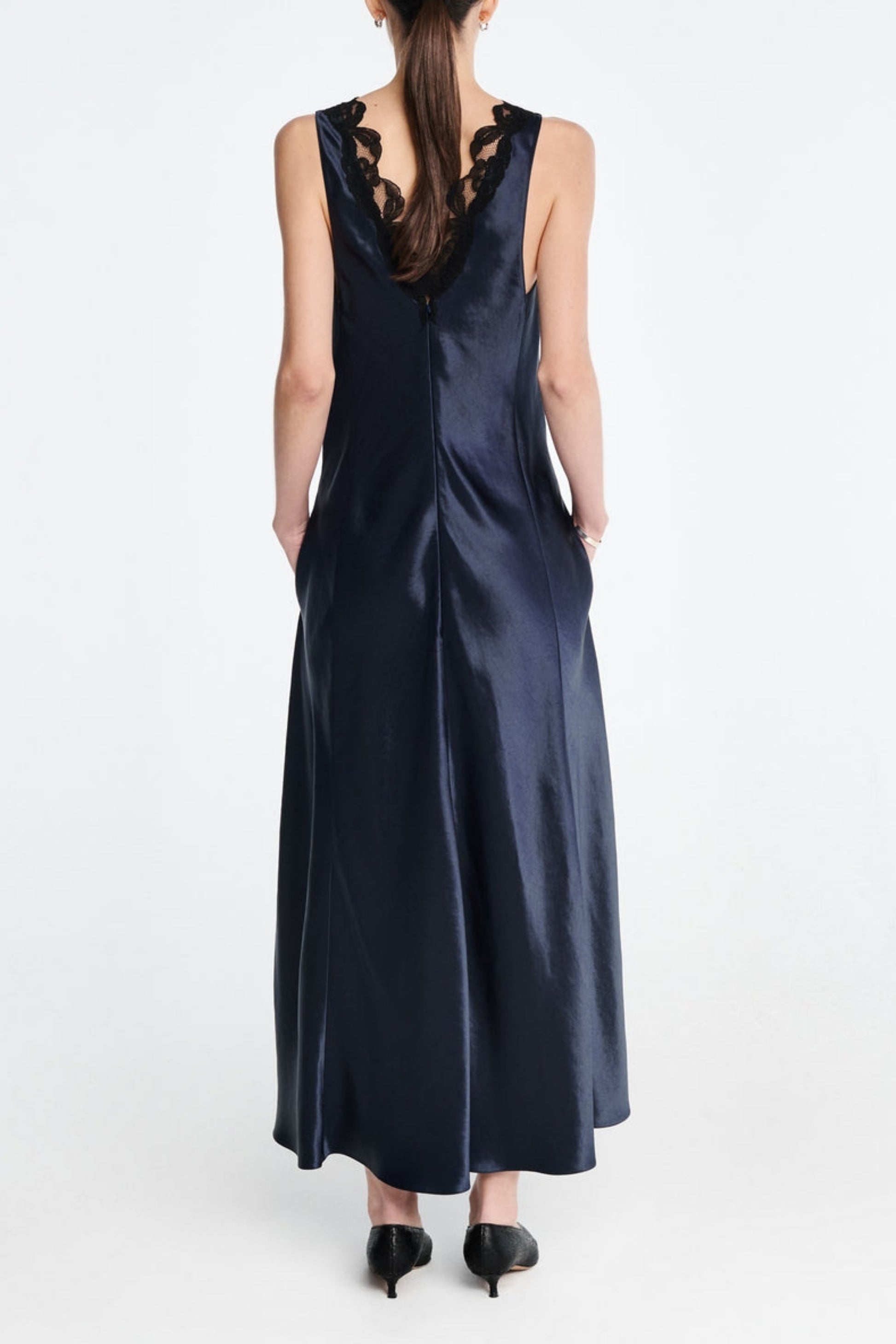 Kleid Maxi Lace in Navy Maria McManus