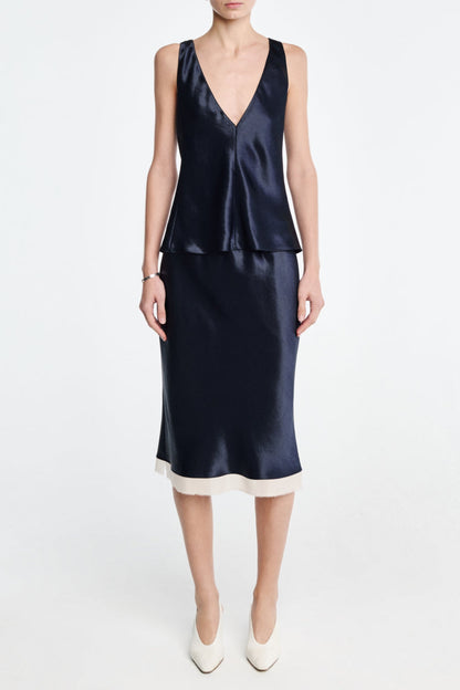 Rock Bias Ribbon in Navy Maria McManus