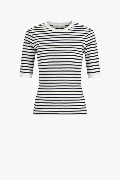 T-Shirt Baby T in Navy/White Maria McManus