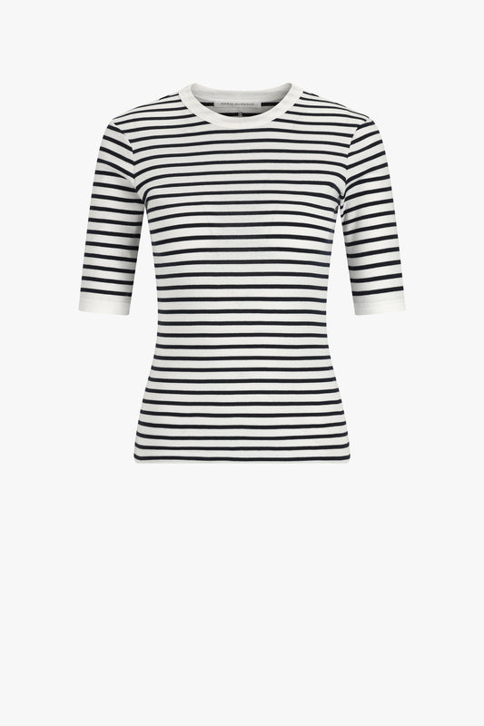 T-Shirt Baby T in Navy/White Maria McManus