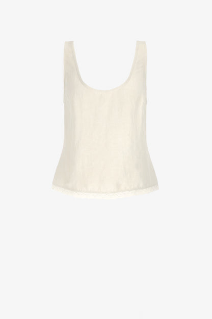 Top Lace Edge in Champagne Maria McManus