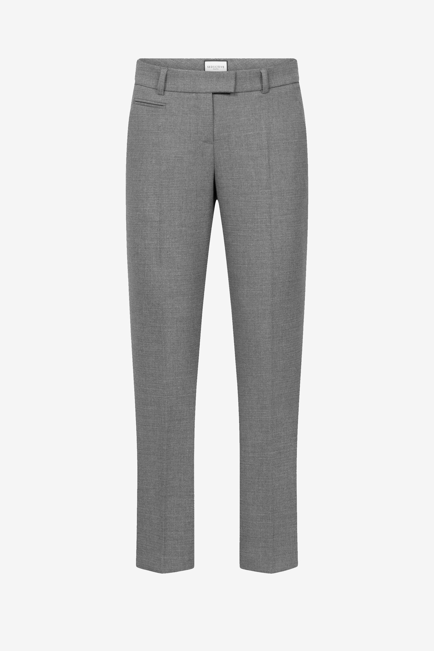 Pantaloni Mary Blended Panama in grigio scuro