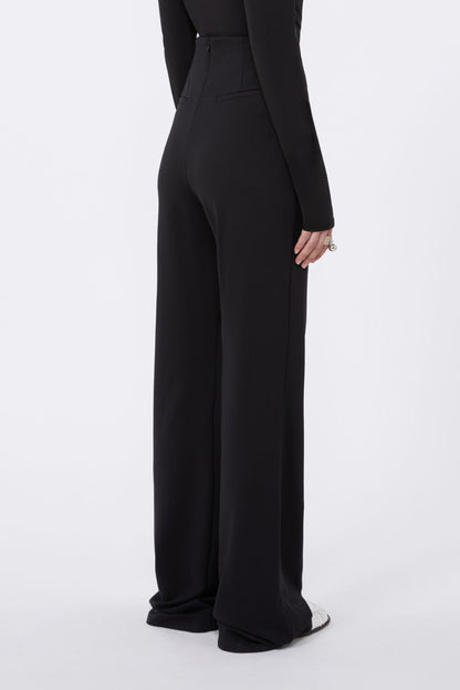 Hose Gettone Flared in SchwarzSportmax - Anita Hass