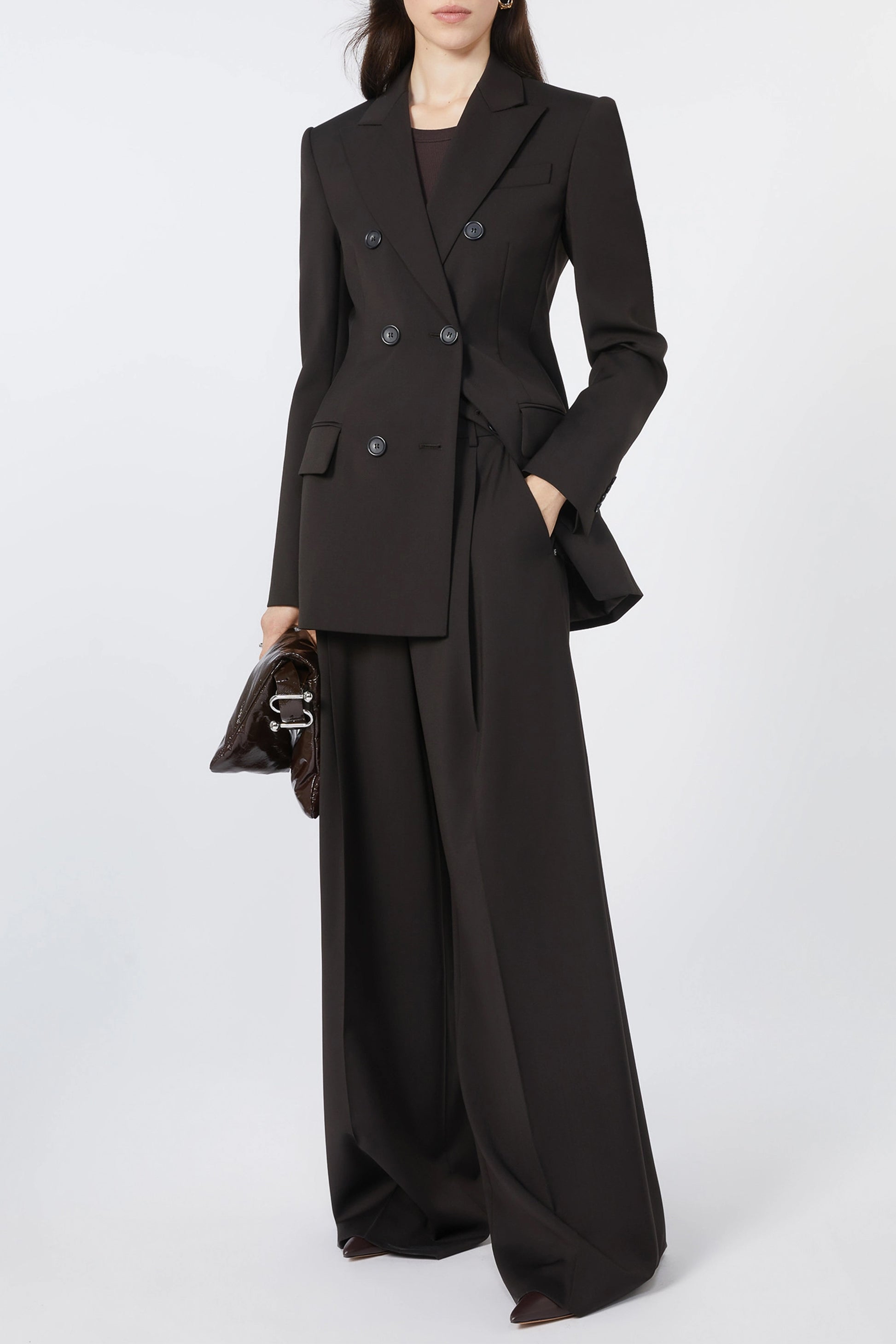 Blazer Adamo in DunkelbraunSportmax - Anita Hass