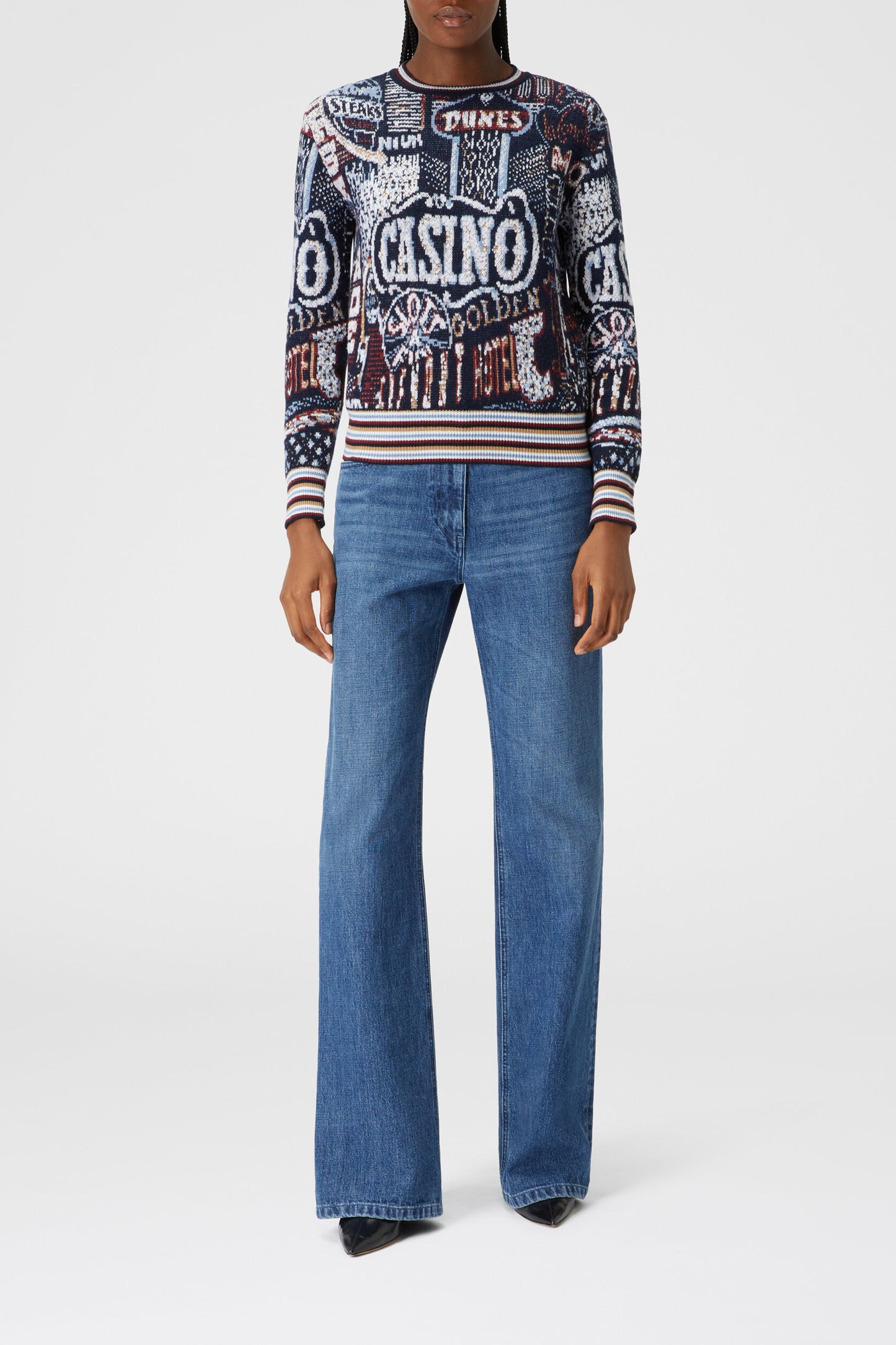 Pullover Casino in NavyMissoni - Anita Hass