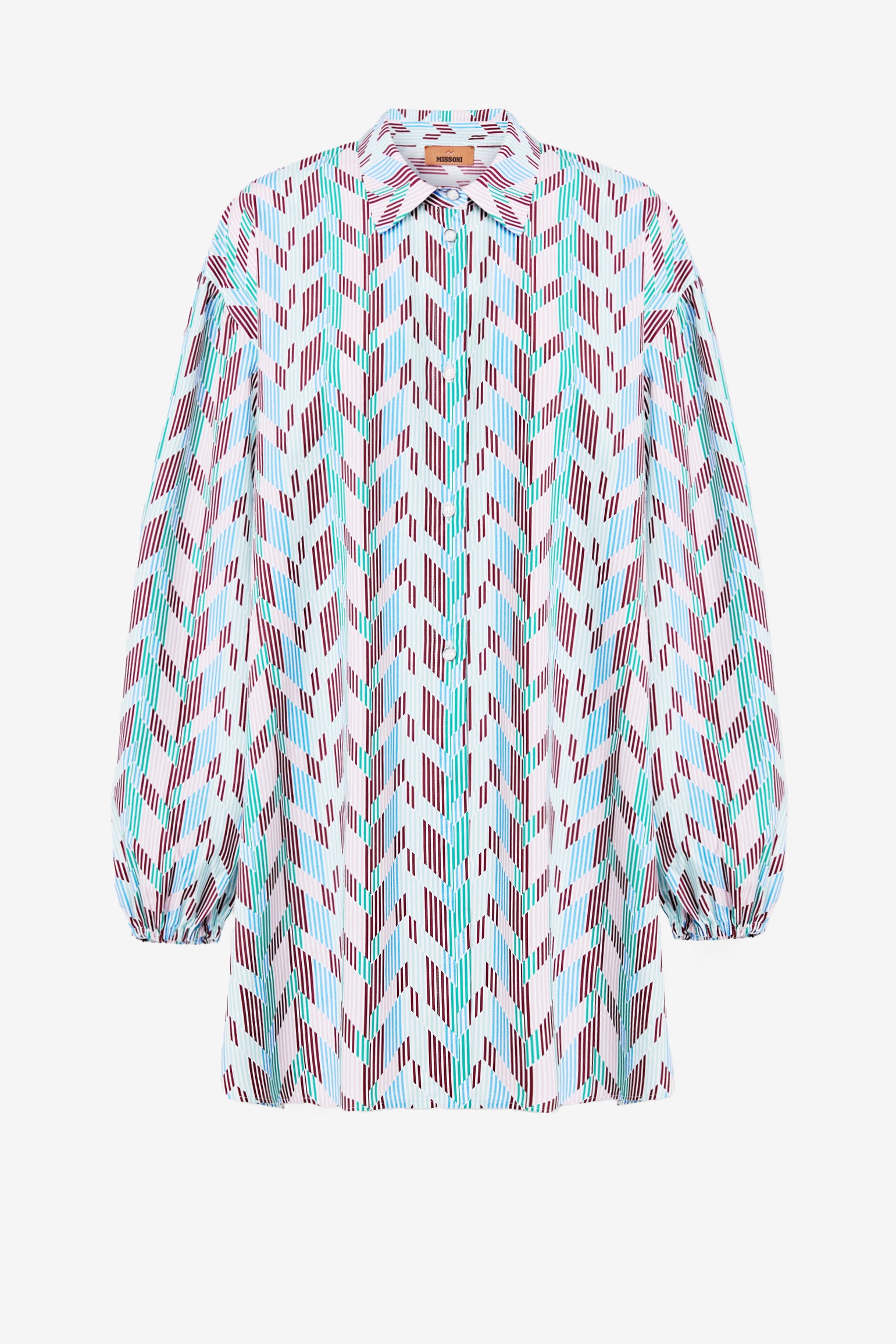 Hemdkleid in Multi Stripes Missoni
