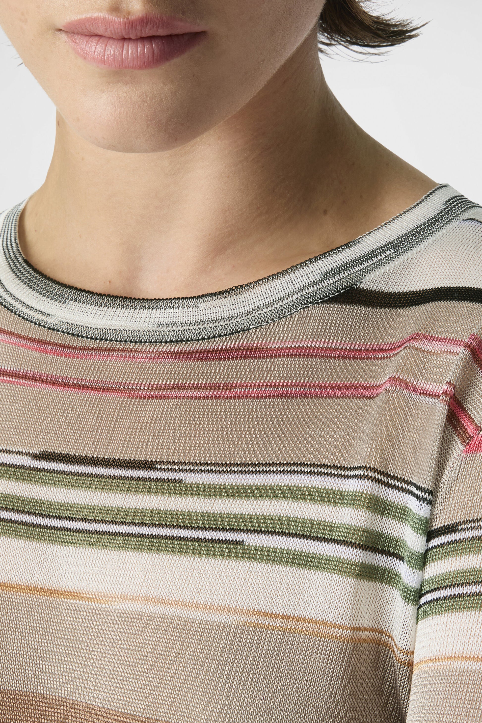 Jersey en color salvia/camel de Missoni - Anita Hass