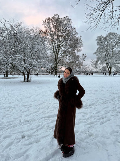 Moon Boot Icon Low 'Heart' in CoffeeMoon Boot x Anita Hass - Anita Hass