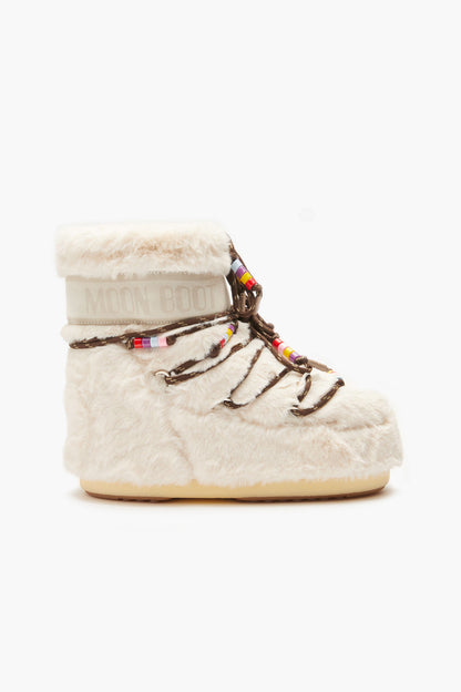 Moon Boot Icon Low Beads in CreamMoon Boot - Anita Hass