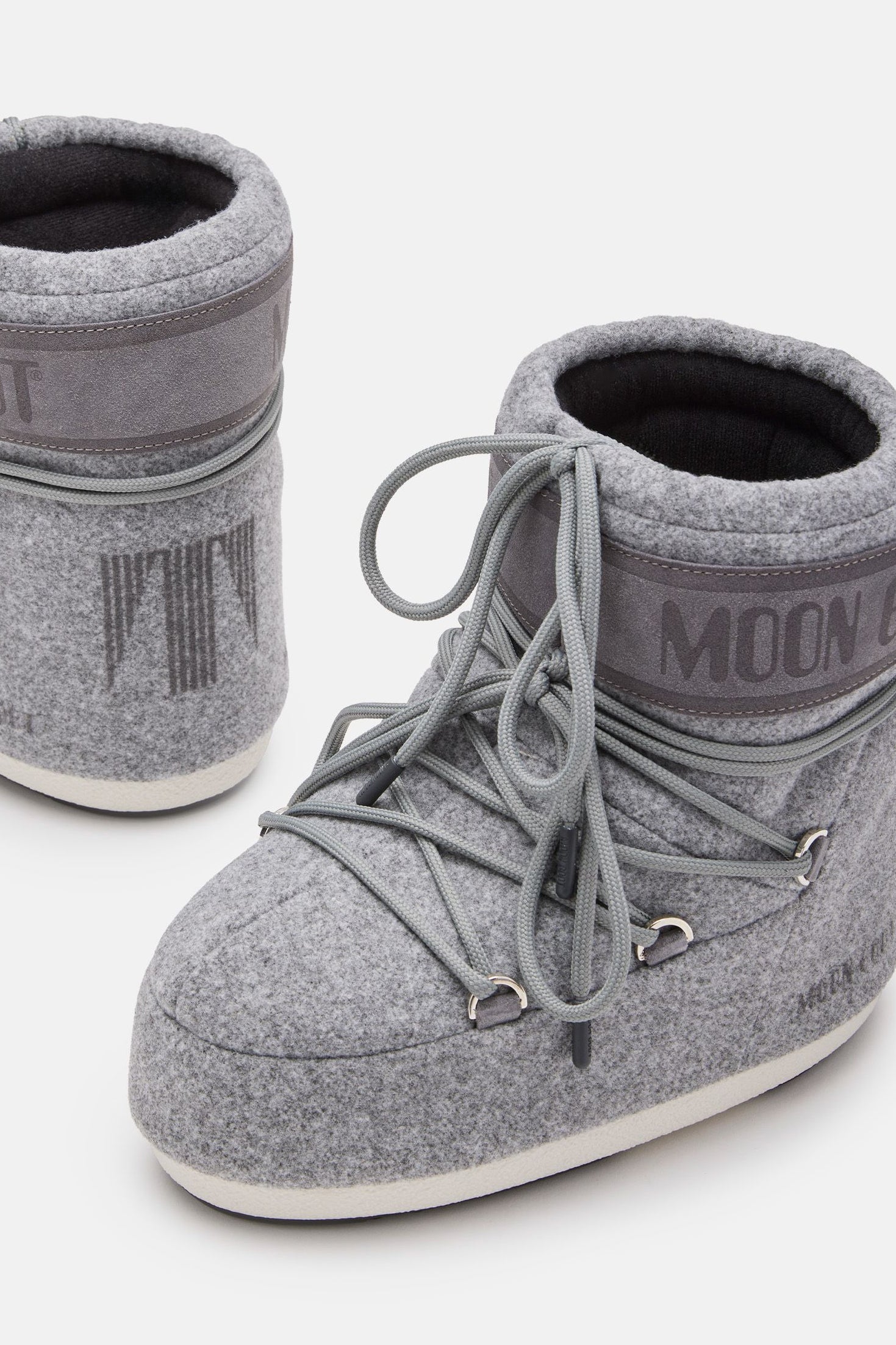 Moon Boot Icon Low Felt in GrauMoon Boot - Anita Hass