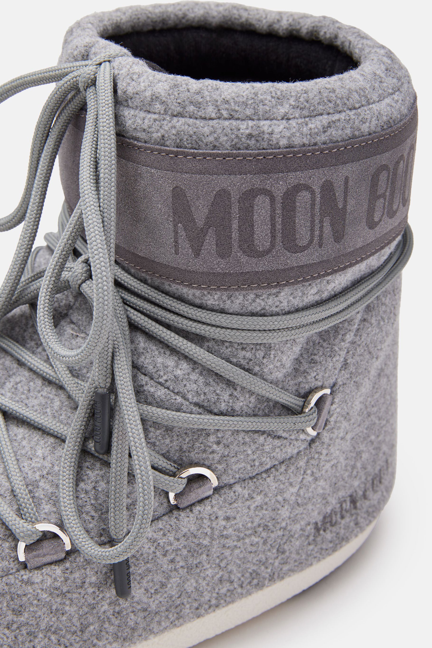 Moon Boot Icon Low Felt in GrauMoon Boot - Anita Hass