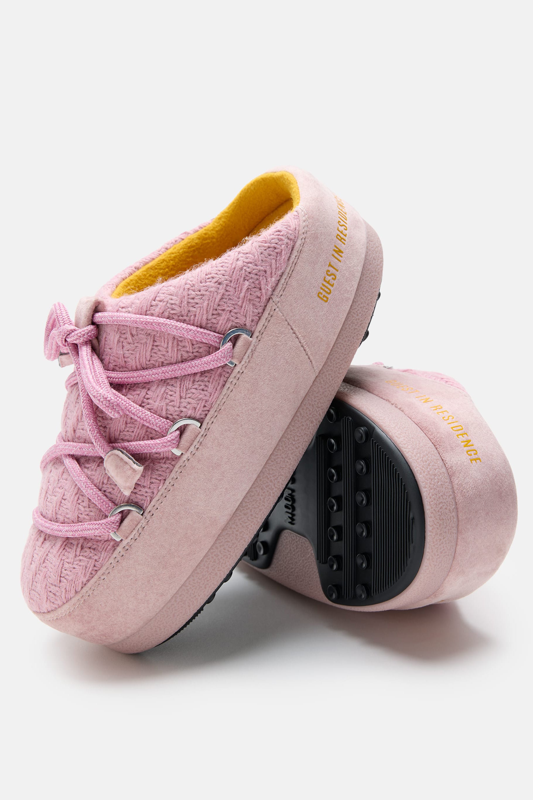 Moon Boot Mules EVX Knit in Rosa Moon Boot x Guest in Residence